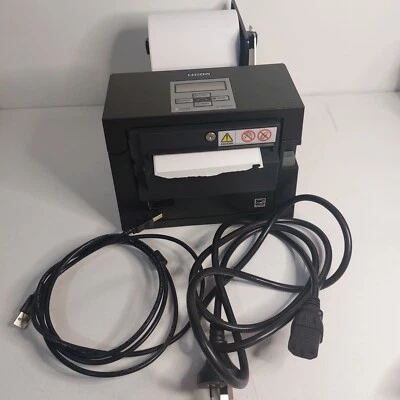 Receipt To Wide Format Labels Thermal USB Printer Citizen CL-S400DTE-BK-R - Image 1 of 4