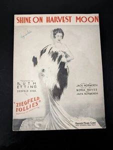 Spartiti musicali vintage Brilla sulla luna del raccolto - Foto 1 di 6