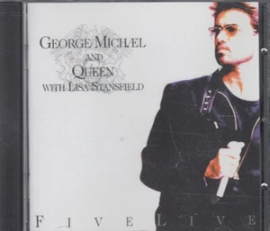 QUEEN & GEORGE MICHAEL & LISA STANSFIELD "Five Live" CD - Bild 1 von 2