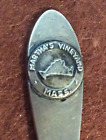 Martha's Vineyard Massachusettes New England Island 4.2" Sterling Souvenir Spoon