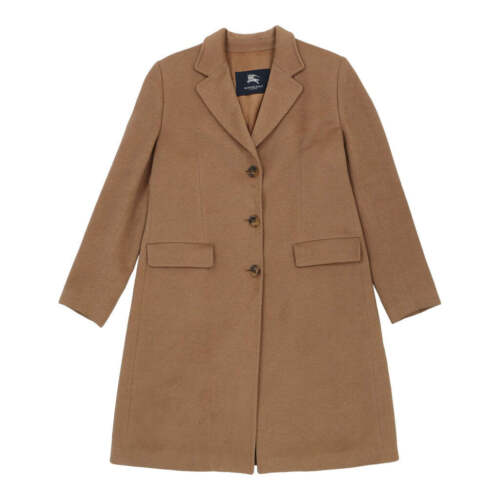 Burberry London Overcoat - Large Brown Wool