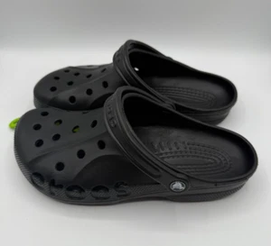 Zapatos Crocs para hombre y mujer - Zuecos Baya, zapatos sin cordones negros M 8 / W 10 - Imagen 1 de 4