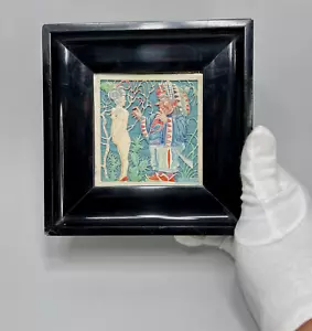 Art Deco 1924 Fred Langer Sultan Erotik Szene Kunst Openwork farbiges Zelluloid - Bild 1 von 11