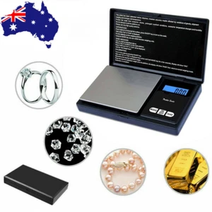 Digital Mini Pocket Electronic Weighing Scale Small Pans Gold Jewellery Micro Mg - Picture 1 of 6