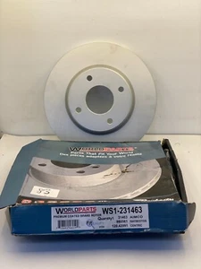 WORLD PARTS WS1-231463, 980561, 31463 PREMUIM COATED BRAKE DISC ROTOR NIB - Picture 1 of 5