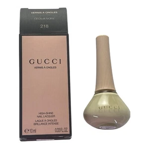 Gucci ~ Vernis À Ongles ~ 218 Cecilia Ivory ~ Nail Polish ~ .33 fl.oz. ~NIB READ - Picture 1 of 5