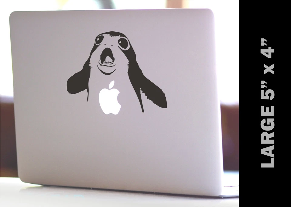 Porg Star Wars Vinyl Decal  Laptop Sticker - Image 1 of 1