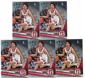 LOT 5 ANDREJ STOJAKOVIC 23/24 Bowman Chrome U University 1st Rookie RC CAL - Bild 1 von 1