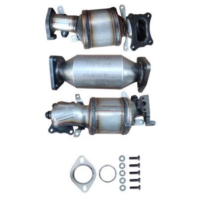 Juego de convertidores catalíticos de 3 piezas para Honda Pilot V6 2009-2015 3,5 L 45131-45132-16447 Foto 1 de 4