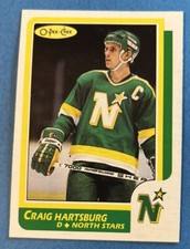 1986-87 O-Pee-Chee OPC #12 Craig Hartsburg Minnesota North Stars NHL