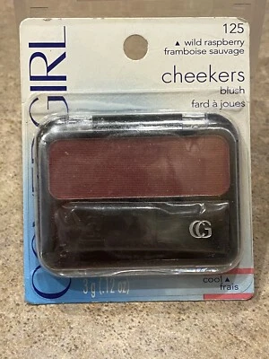 Covergirl Cheekers Blush Wild Raspberry 125 New Old Stock Vintage Makeup Brush - Image 1 of 4