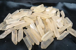 Varitas de dedo de cristal Golden Healer 30 g, 5-8 puntos de cristal semilla de cuarzo amarillo - Imagen 1 de 12