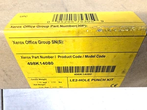 ✨ NUEVO SELLADO Xerox 498K14080 Legal 2 Agujeros Kit de Perforación Xerox B8045 ColorQube 9302 ✨ - Imagen 1 de 3