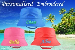 Niños Sombreros Cubo Sombrero Sol Verano Ducha Prueba Gorra Niños Pequeños Niños Niño Niña 2-13 - Imagen 1 de 8