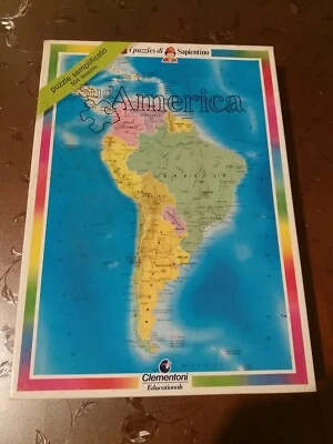 VENDO PUZZLE SUD AMERICA CLEMENTONI EDUCATIONALS -504 TESSERE-OTTIME CONDIZIONI - Immagine 1 di 2