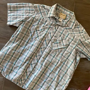 Camisa Wrangler Western para Hombres 2XL Multicolor Cuello de Algodón a Cuadros Clásica Abotonada - Imagen 1 de 10