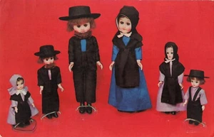 Amish Puppenfamilie Postkarte J49 - Bild 1 von 2