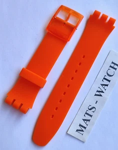 SWATCH+BAND SILIKON+ASUOO700 PUMPKIN REBEL+NEU/NEW - Bild 1 von 1