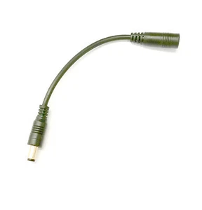 DC POWER ADAPTER CABLE 2.5MM x 5.5MM FEMALE to 2.1MM x 5.5MM MALE - 12CM - Picture 1 of 4