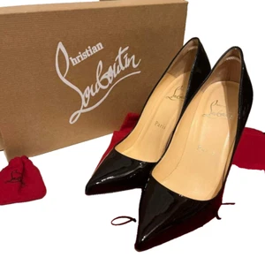 Christian Louboutin Pigalle 100 Pumps Black 35.5 Used - Picture 1 of 6