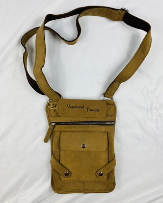 Vagabond Traveler Thick Cowhide Leather Womens Crossbody Purse - Image 1 of 4