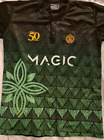 Magic  50 Green Sports  Jersey Poly Top - New XL