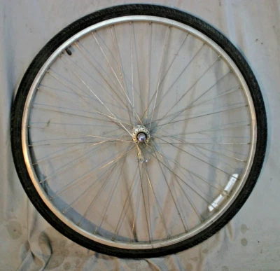 Rueda delantera de bicicleta de carretera Formula 700c 100/24 mm 36S QR AV aleación de pared única envío a EE. UU. Foto 1 de 4