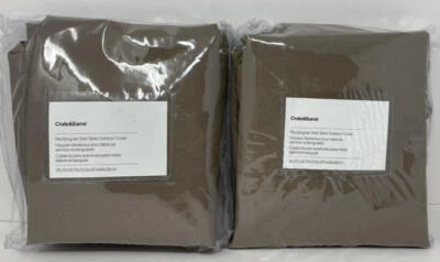 Cubierta de mesa rectangular lateral exterior caja y barril - marrón Foto 1 de 3