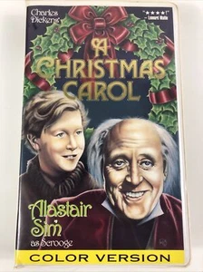 1951 A Christmas Carol VHS Alastair Sim Kathleen Harrison Clifford Mollison - Picture 1 of 7