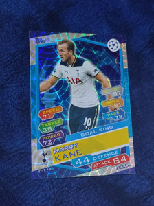 HARRY KANE TRADING CARD. TOPPS MATCH ATTAX. TOTTENHAM HOTSPUR. GOAL KING