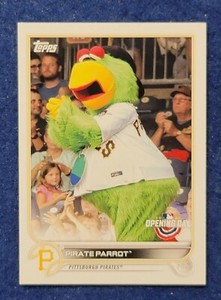 2022 TOPPS OPENING DAY BASEBALL PIRATE PARROT MASCOT INSERT #M-17