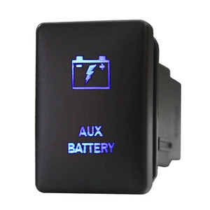 Druckschalter 960B AUX BATTERIE 12V für TOYOTA LANDCRUISER 200 LED BLAU 3A - Bild 1 von 1