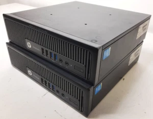 2 Lot HP EliteDesk 800 G1 USDT Intel Core 4th Gen i5 NO POWER CORD NO HDD #B - Photo 1/9