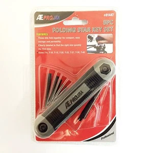  ATEpro.USA, 8-TEILIGES KLAPPSTERNSCHLÜSSEL-SET, 91447, 689958914470 - Bild 1 von 2