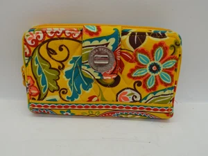 Vera Bradley Drehverschluss gesteppte Geldbörse Clutch - Bild 1 von 3