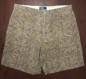 Vintage Polo Ralph Lauren Shorts Gr. 38 Khaki Multi Ethno Kleid Golf Y2K Preppy - Bild 1 von 8