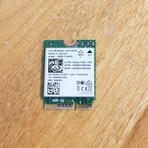 Intel AX211 WiFi 6E 2x2 Wireless Network Card with Bluetooth 5.3 M.2 2230 Laptop - Picture 1 of 2