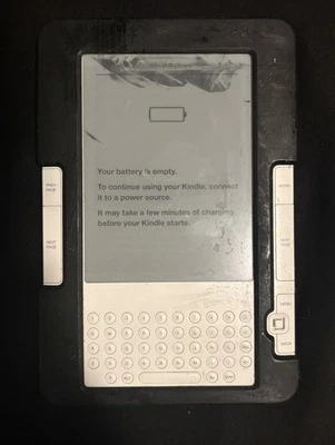 亚马逊 Kindle 白色第 2 代屏幕电子书阅读器 带保护壳 未测试 — 第 1/2 张图片