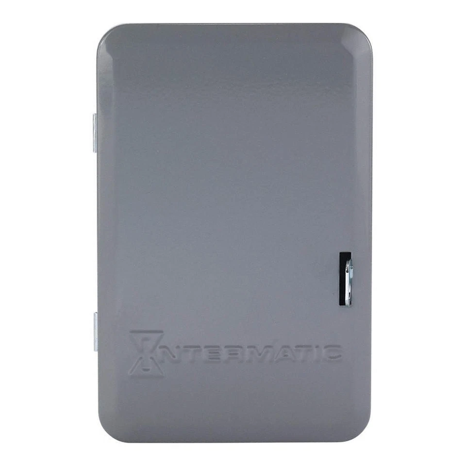 Temporizador electromecánico INTERMATIC T102, 24 horas, gris, metal 4XGW7 Foto 1 de 1