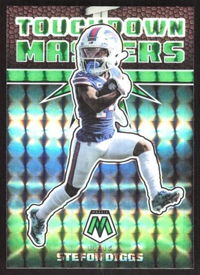 8648I 2022 Panini Mosaic #TD-19 Stefon Diggs Touchdown Masters Mosaic Green - Image 1 of 2