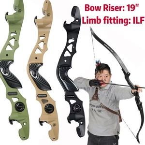 Aluminium 19" ILF Riser RecurveBow Riser for Athletic Competition Hunting Target - Bild 1 von 52