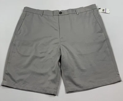 Pantalones Cortos Chinos Perry Ellis Para Hombre Talla 38 Gris 9" Entrepierna Elastizados Rendimiento Golf Foto 1 de 4