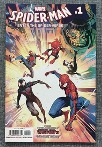 Spider-Man Enter the Spider-Verse Issue #1 Comic Book Ralph Macchio Marvel 2018 - Picture 1 of 4