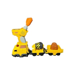 Geotrax Remote Control Construction Train W Remote Cement Mix n Go Sound Works - Picture 1 of 8