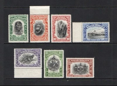 North Borneo SG 295/301 KGV Set a $2 MNH - CAT £176.50 Foto 1 de 2