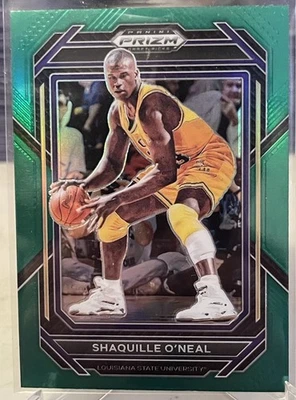 Selecciones de draft Shaquille O'Neal 2023 Panini Prizm #92 verde LSU LAKERS Magic Foto 1 de 2