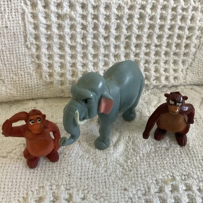 Figuras de 1,5”-2” del coronel Hathi Baloo King Louie de Marx Disneykins de la década de 1960 Foto 1 de 4