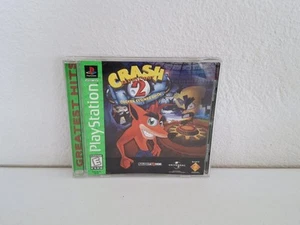 Crash Bandicoot 2: Cortex Strikes Back Greatest Hits (Sony PlayStation 1, 2000) - Picture 1 of 5