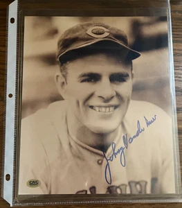 Johnny Vander Meer handsigniert 8x10 CAS Zertifikat Cincinnati Reds - Bild 1 von 2