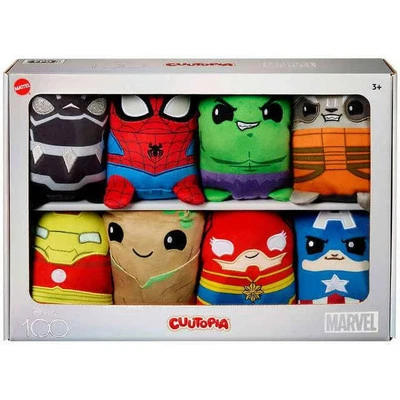 Mattel Cuutopia Marvel Plush Toys – 5″ Soft Stuffed Figures Set – Multicolor - Image 1 of 3